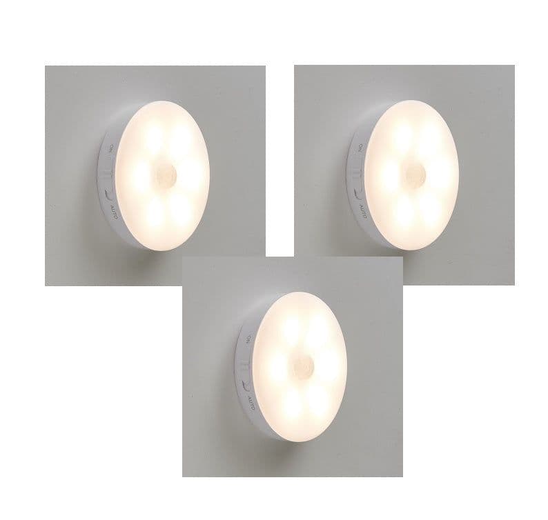 image-Wireless Body Sensing Lights Wake Up At Night Home Hallway Cabinets