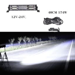 image-Light Bar 12V 24V Truck Middle Bar Light Super Bright Bright Light