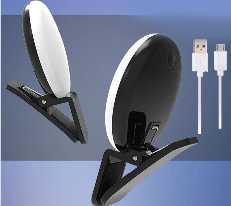 image-Mini Fill Light For Beauty Selfie Round Live Clip External LEDmini Small Q Mobile Phone Selfie Fill Light