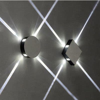 image-Cross Star Light Bar KTV Project Wall Lamp Decorative Modeling Lamp Outdoor Waterproof A Beam Of Light Wall Lamp