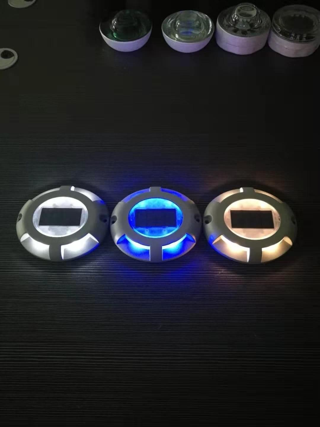 image-Two-color Solar Deck Light Ground Light Solar Corridor Garden Light
