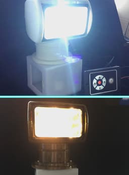image-Boat Remote Control Spotlight Truck Marine Remote Searchlight 12V 100W Bulb