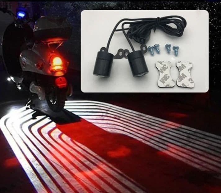 image-Motorcycle Electric Car Carpet Lamp Wing Projection Lamp