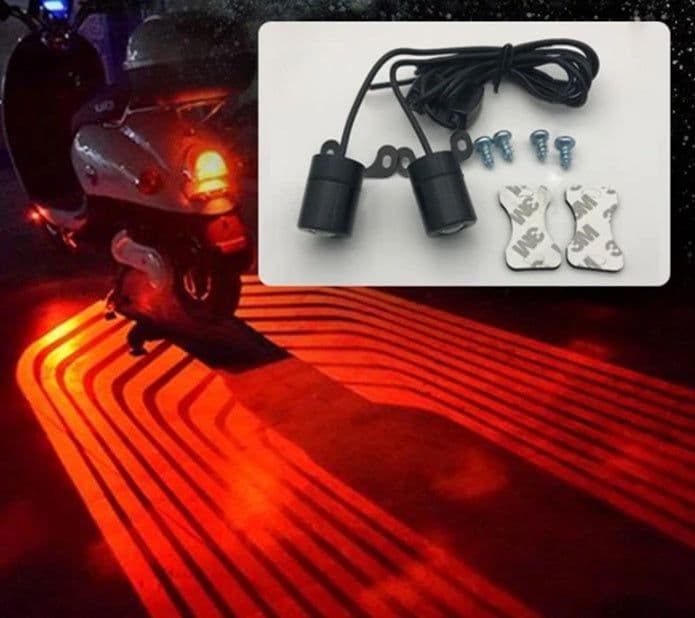 image-Motorcycle Electric Car Carpet Lamp Wing Projection Lamp