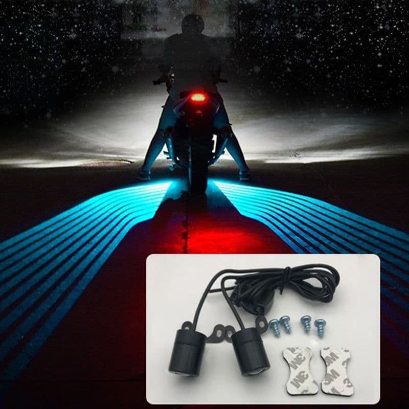 image-Motorcycle Electric Car Carpet Lamp Wing Projection Lamp