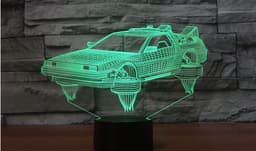 image-Small Night Light Children Bedroom Decoration Children Study Room 3d Lights Sci-fi Car