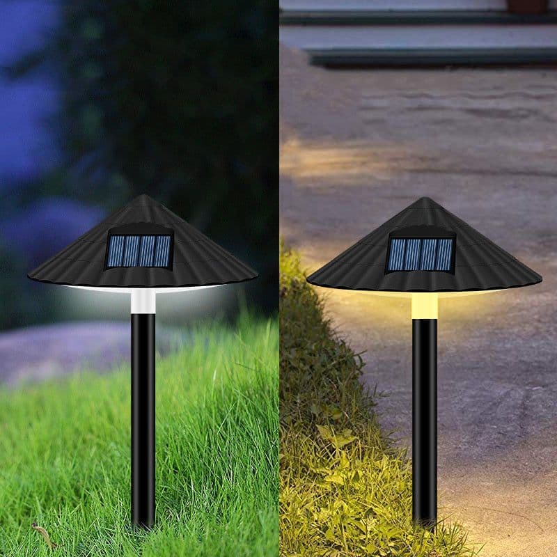 image-Solar Lawn Umbrella Lights Solar Plug Control Intelligent Road Lamps Outdoor Landscape Garden Decoration Mushroom Lights