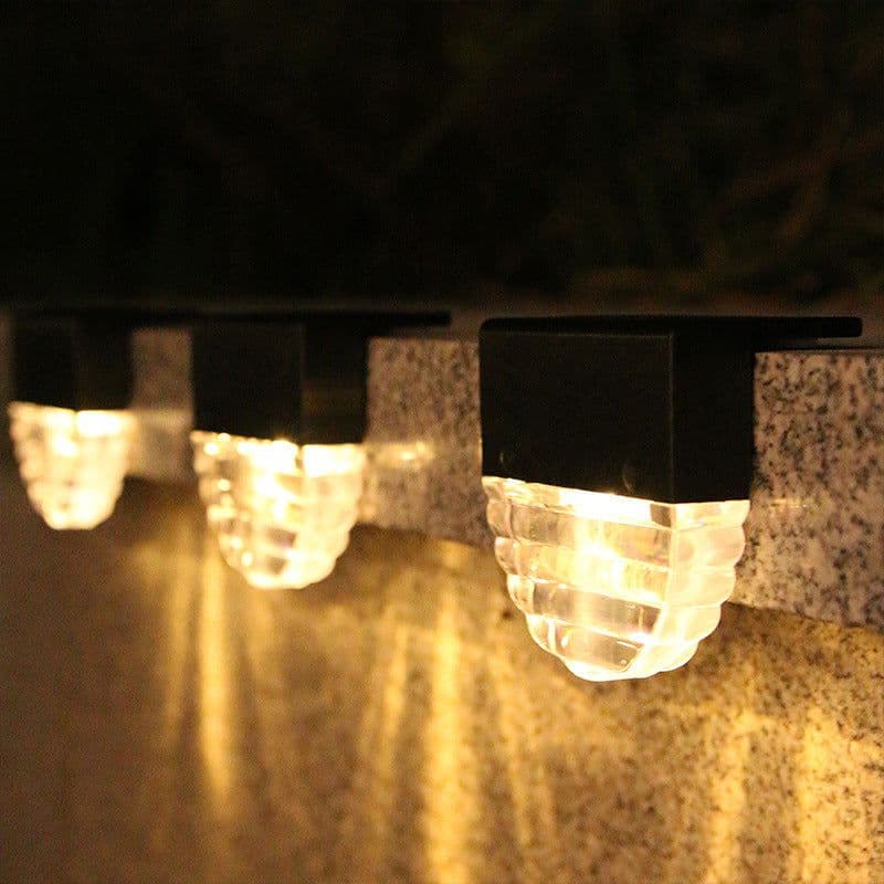 image-Outdoor Solar Stair Light Waterproof LED