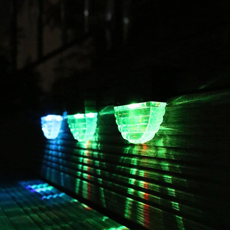 image-Outdoor Solar Stair Light Waterproof LED