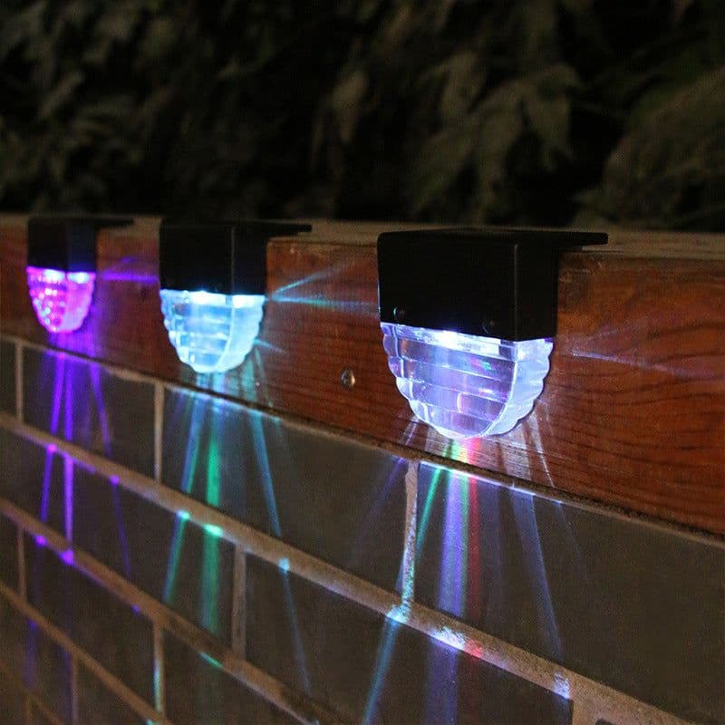 image-Outdoor Solar Stair Light Waterproof LED
