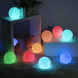 image-Wireless Remote Control Children's Toy Ball Lamp