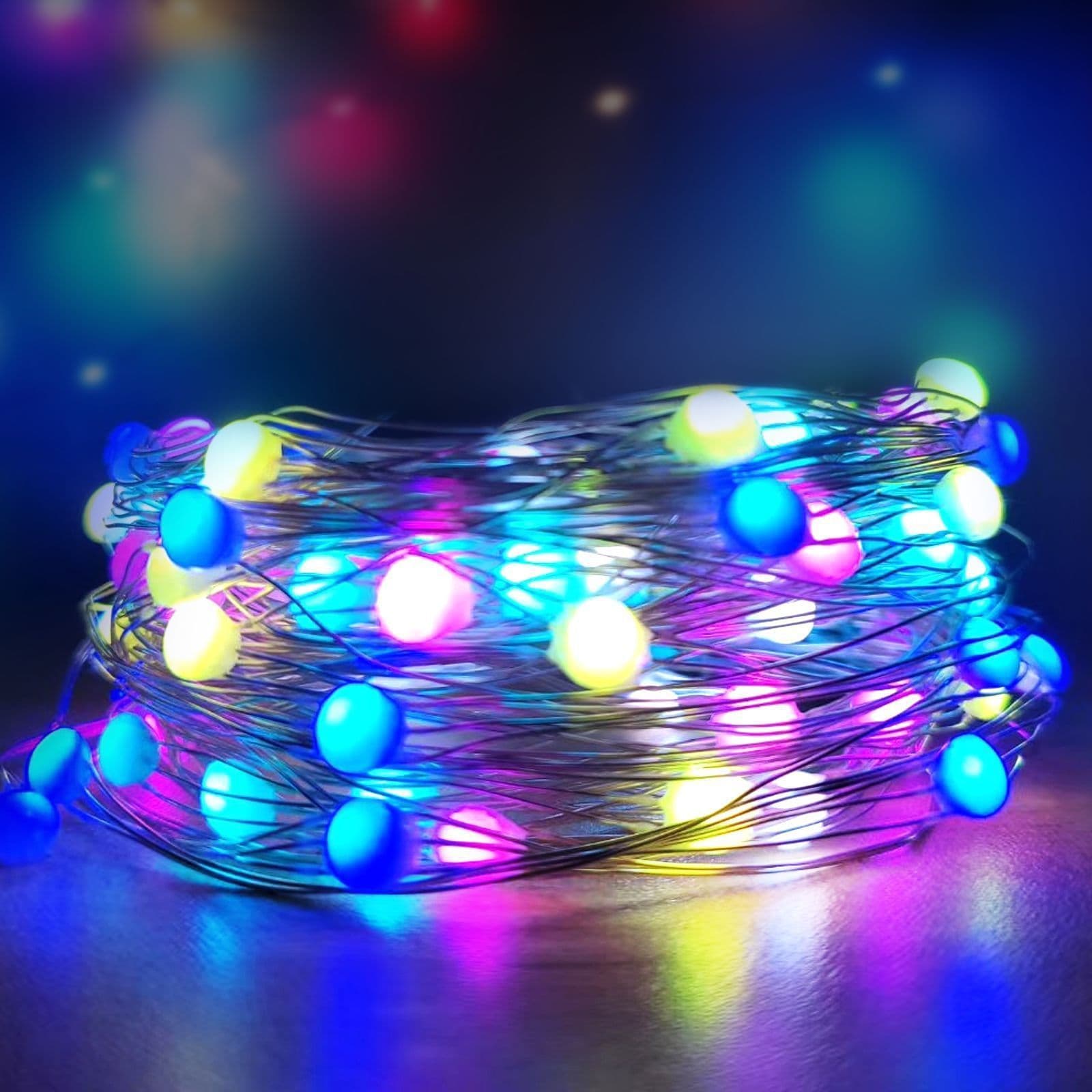 image-Smart LED String Lights Dancing With Music Sync Dreamcolor Fairy Lamp Garland For Home Christmas New Year's Decor Lighting
