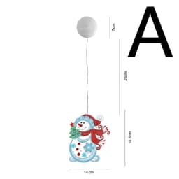 image-LED Showcase Glass Window Party Decoration Lights With Suction Cups