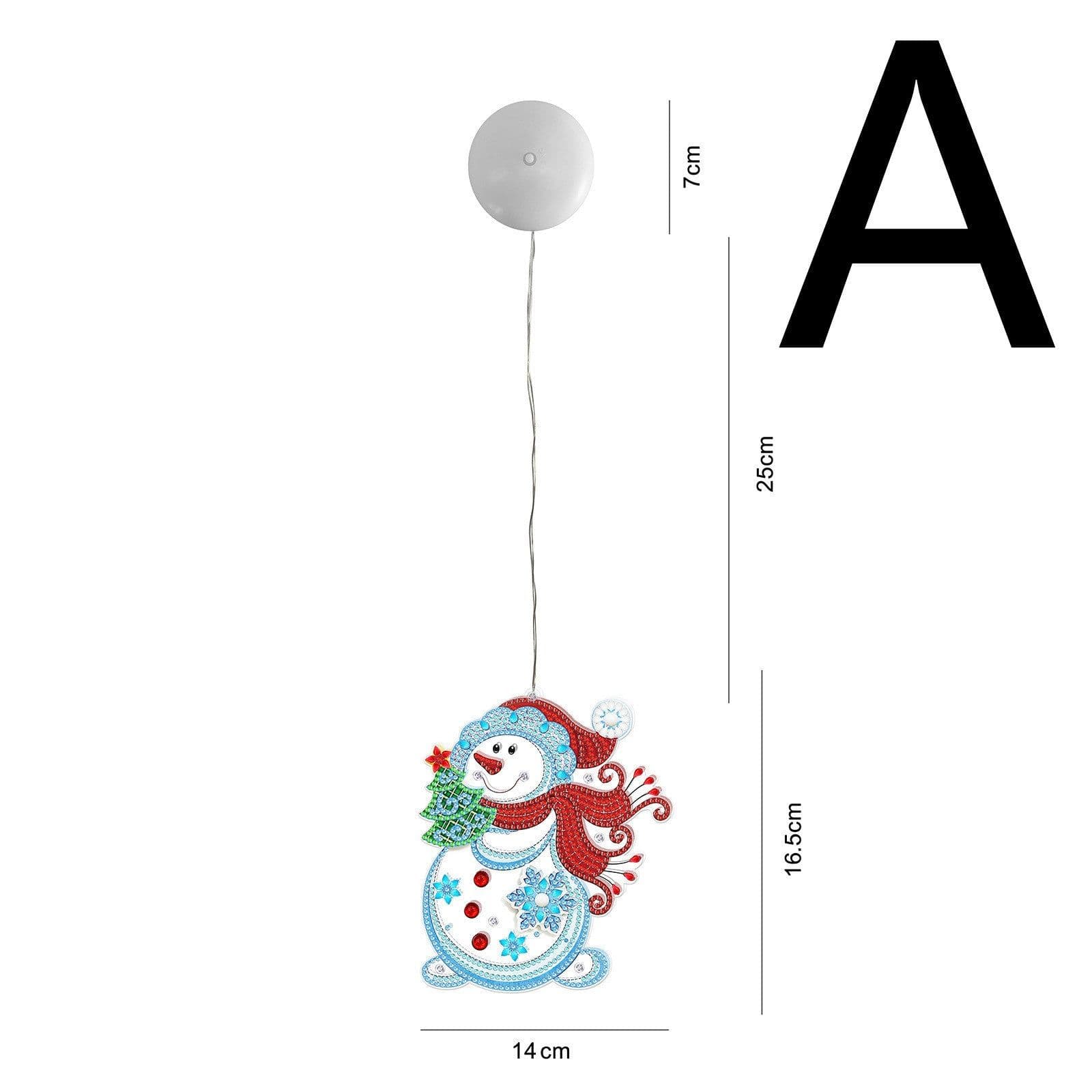 image-LED Showcase Glass Window Party Decoration Lights With Suction Cups