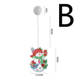 image-LED Showcase Glass Window Party Decoration Lights With Suction Cups