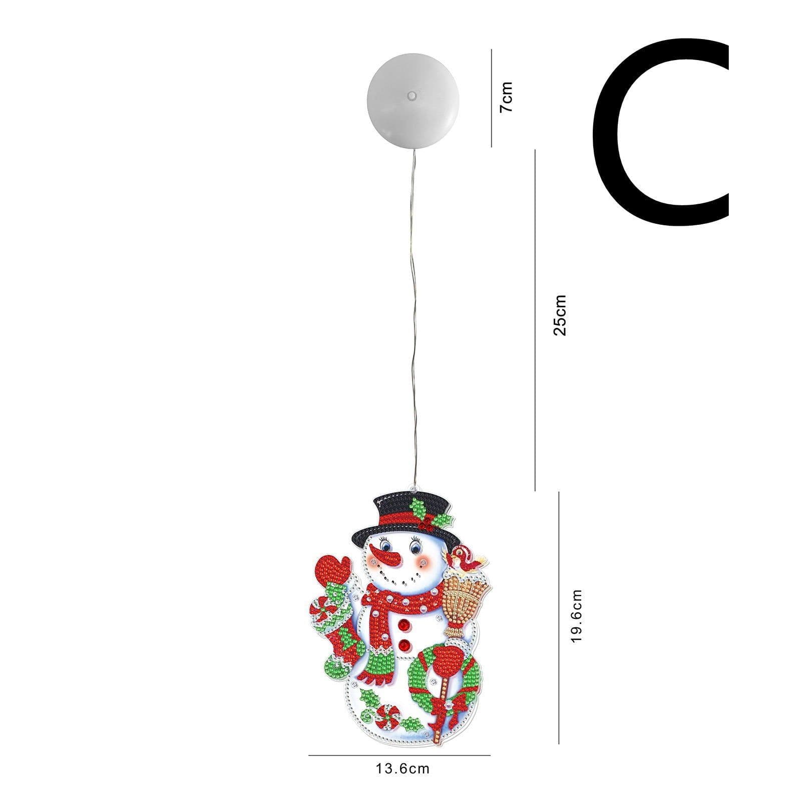 image-LED Showcase Glass Window Party Decoration Lights With Suction Cups