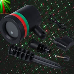 image-Gypsophila USB Laser Light Christmas Lawn Lamp