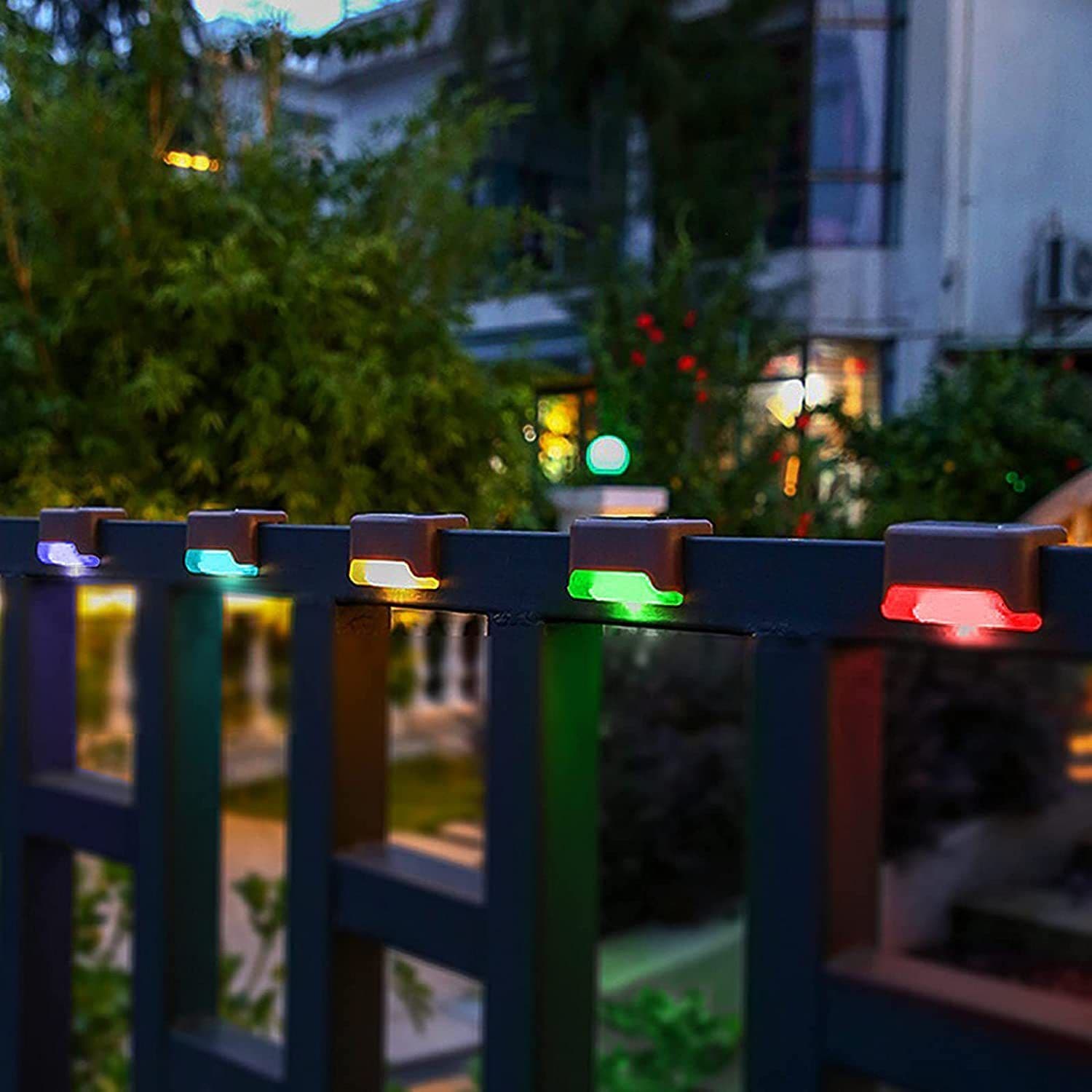 image-Solar Step Light Outdoor Garden Light Night Light LED Guide Light Ladder Stair Light Balcony Decoration Waterproof