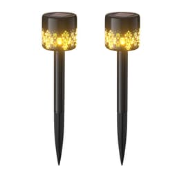 image-New Solar Plastic Lawn Floor Outlet Projection Lamp, Garden Decoration Lights