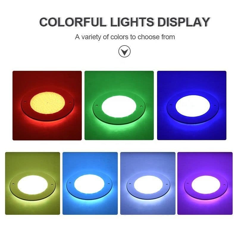 image-Outdoor Landscape Ultra-thin Led Stainless Steel Swimming Pool Light