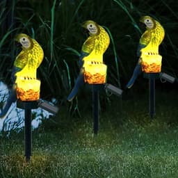 image-Solar Resin Eagle Lawn Lamp Outdoor Garden Villa Decoration Landscape Lamp