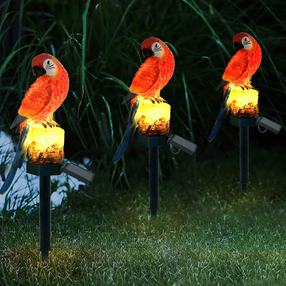 image-Solar Resin Eagle Lawn Lamp Outdoor Garden Villa Decoration Landscape Lamp