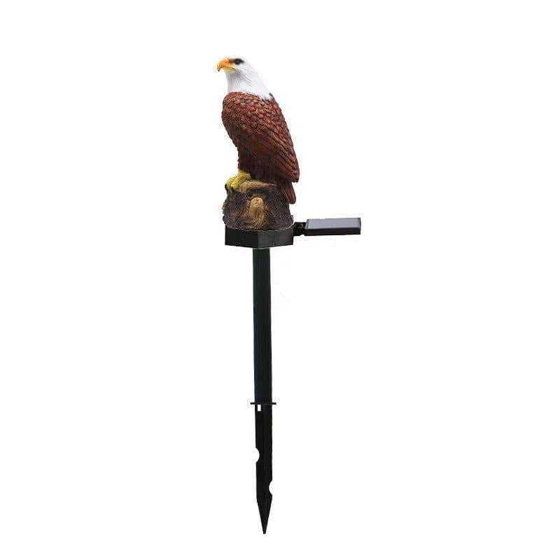 image-Solar Resin Eagle Lawn Lamp Outdoor Garden Villa Decoration Landscape Lamp