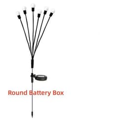 image-Dual-mode Outdoor Solar Pneumatic Courtyard Garden Atmosphere Lawn Breathing FireFly Ground Plug Lamp