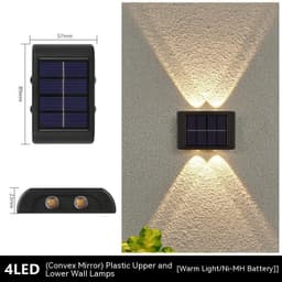 image-Solar Outdoor Yard Lamp Household Wall Lamp