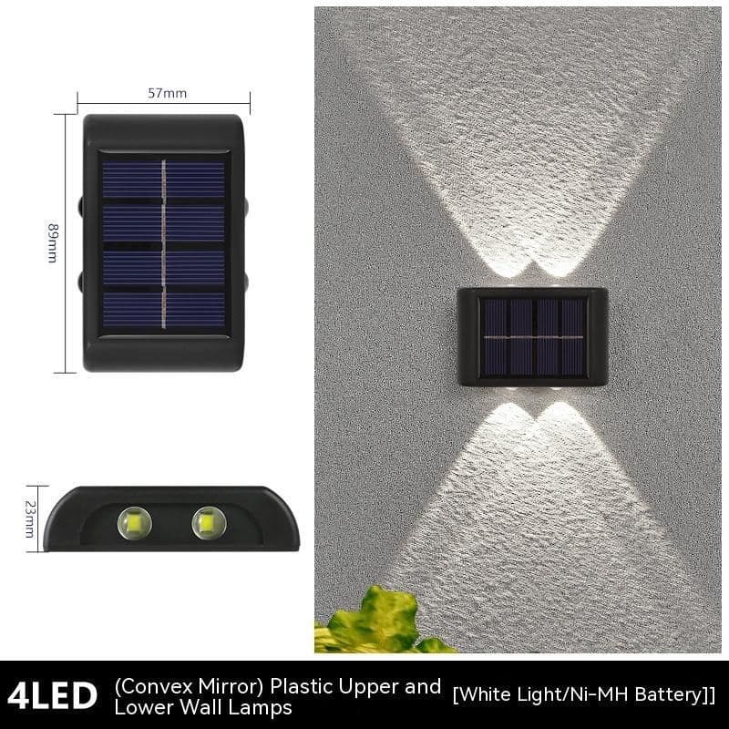 image-Solar Outdoor Yard Lamp Household Wall Lamp