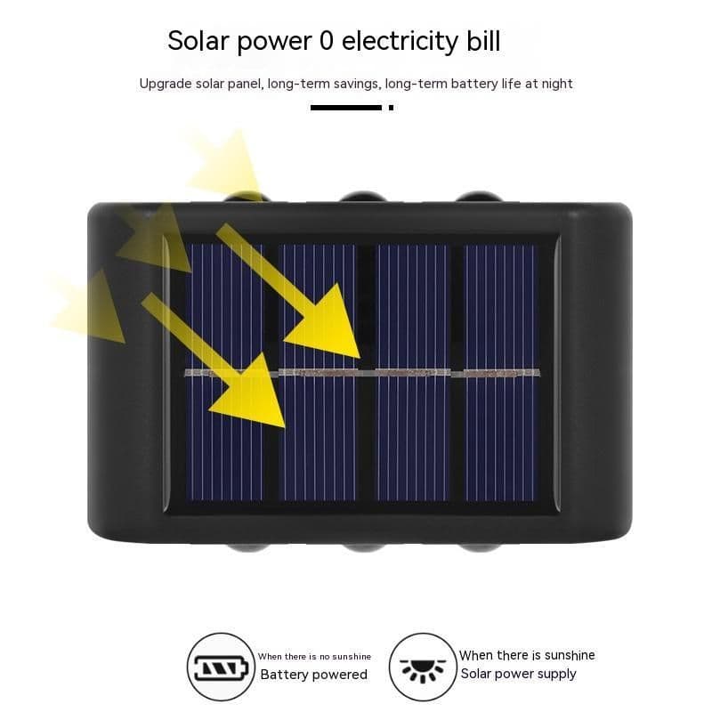 image-Solar Outdoor Yard Lamp Household Wall Lamp