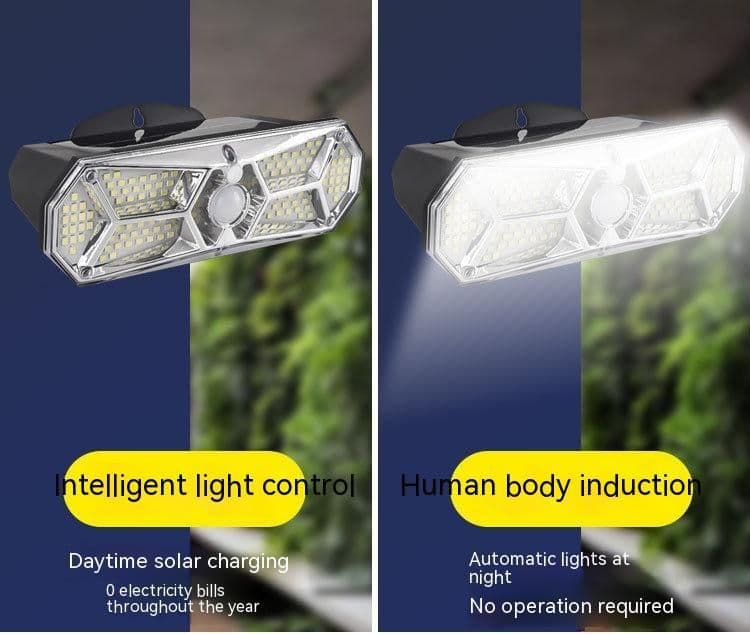 image-Solar Human Body Induction Lamp Outdoor Waterproof Street