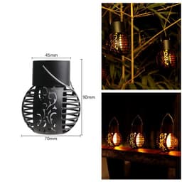 image-Solar Chandelier Balcony Terrace Layout Simulation Flame Hanging Lamp Outdoor Waterproof Garden Garden Landscape Decorative Lamp