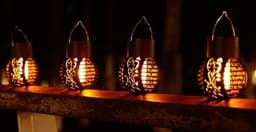 image-Solar Chandelier Balcony Terrace Layout Simulation Flame Hanging Lamp Outdoor Waterproof Garden Garden Landscape Decorative Lamp