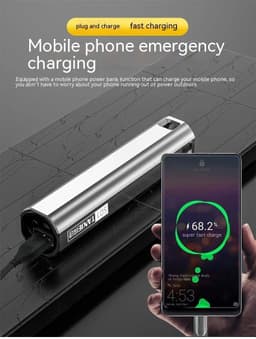 image-Strong Light Rechargeable Self-defense Long-range,Outdoor Multifunctional Emergency Student Home Waterproof Mini Flashlight