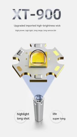 image-Strong Light Rechargeable Self-defense Long-range,Outdoor Multifunctional Emergency Student Home Waterproof Mini Flashlight