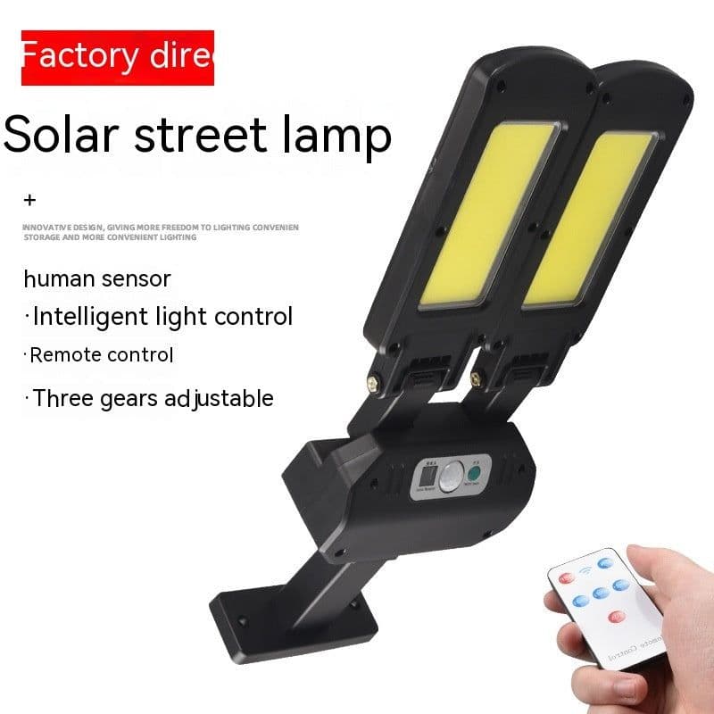 image-Human Body Induction Solar Lamp Waterproof LED Street Lamp
