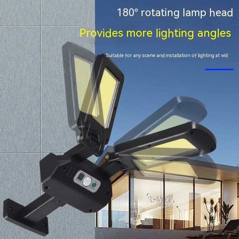 image-Human Body Induction Solar Lamp Waterproof LED Street Lamp