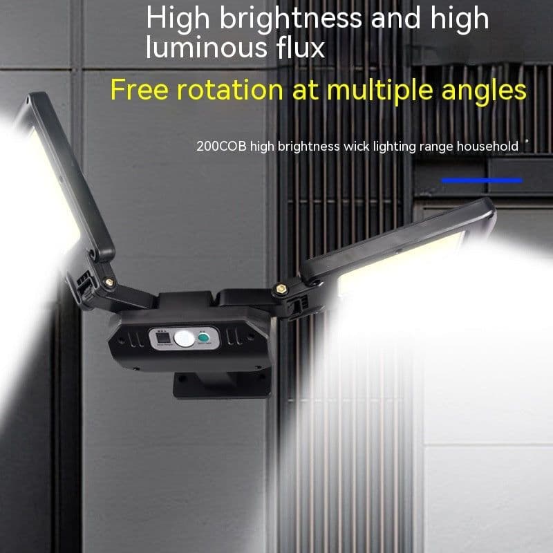 image-Human Body Induction Solar Lamp Waterproof LED Street Lamp
