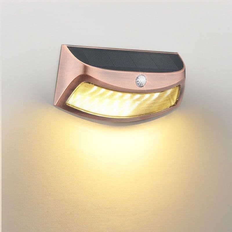 image-Solar Outdoor Retro Decorative Courtyard Villa Garden Wall Lighting Wall Lamp