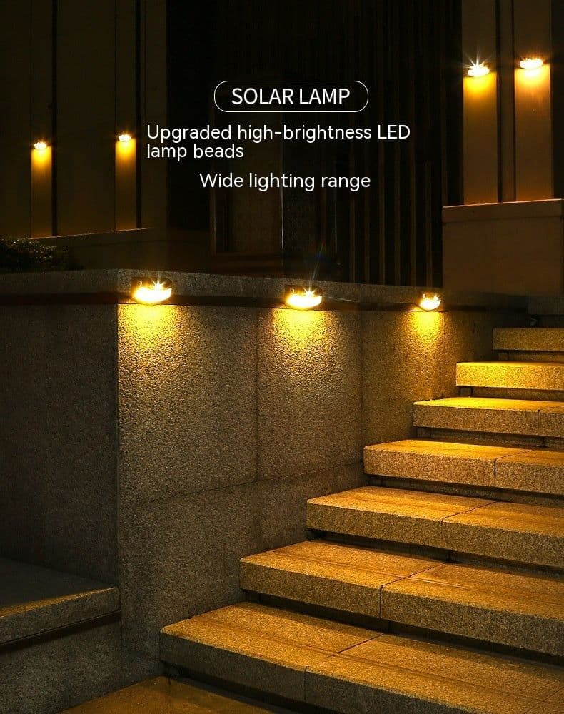 image-Solar Outdoor Retro Decorative Courtyard Villa Garden Wall Lighting Wall Lamp