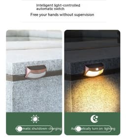 image-Solar Outdoor Retro Decorative Courtyard Villa Garden Wall Lighting Wall Lamp
