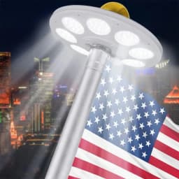 image-Solar Tent Bowlight 136LED Lighting