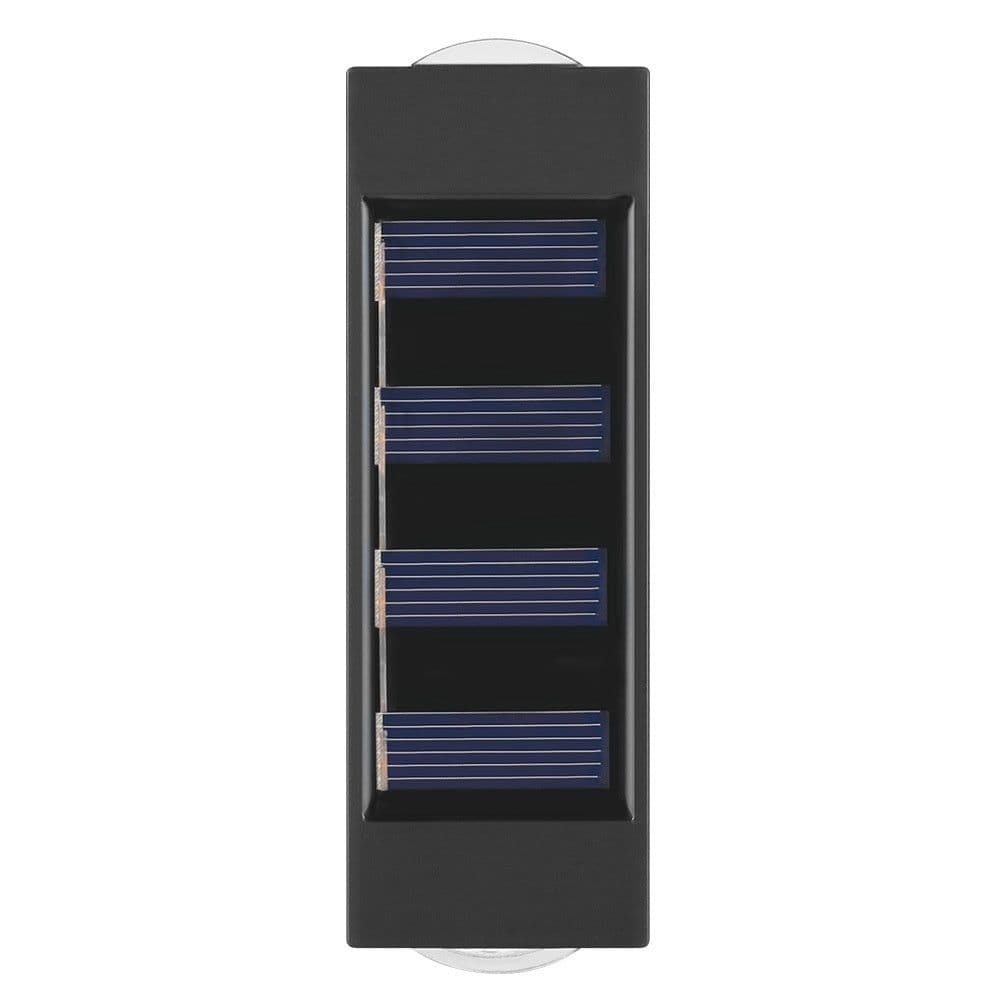 image-Solar Double-headed Wall Lamp Outdoor Yard Lamp Waterproof Outdoor Up