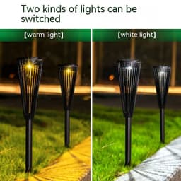 image-Solar Ground Lamp Decorative Garden Courtyard