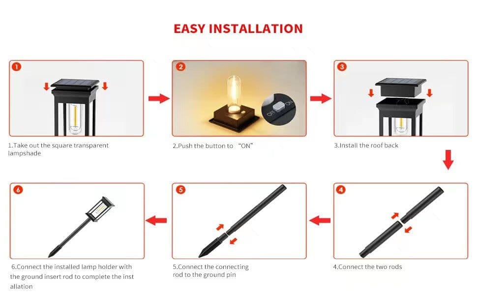 image-Solar Lamp Outdoor Courtyard Household Waterproof