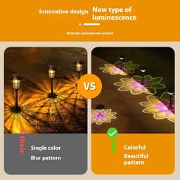 image-Outdoor Waterproof Garden Courtyard Solar Energy Projection Lamp