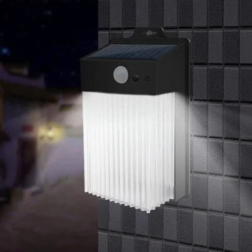 image-Outdoor Solar Courtyard Human Body Induction Wall Lamp Intelligent Light Sense Garden Villa Balcony Exterior Wall