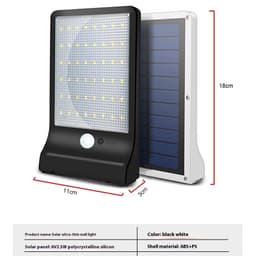 image-Outdoor Solar Courtyard Human Body Induction Wall Lamp Intelligent Light Sense Garden Villa Balcony Exterior Wall