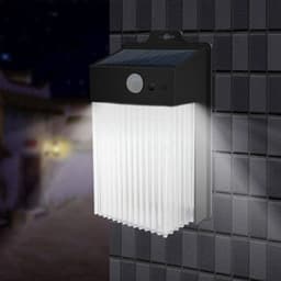 image-Outdoor Solar Courtyard Human Body Induction Wall Lamp Intelligent Light Sense Garden Villa Balcony Exterior Wall